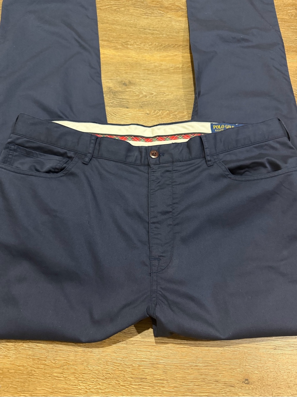 Polo Golf Ralph Lauren Tailored Fit Performance Golf Pants Navy Blue Men’s 38x34 - Picture 2 of 7
